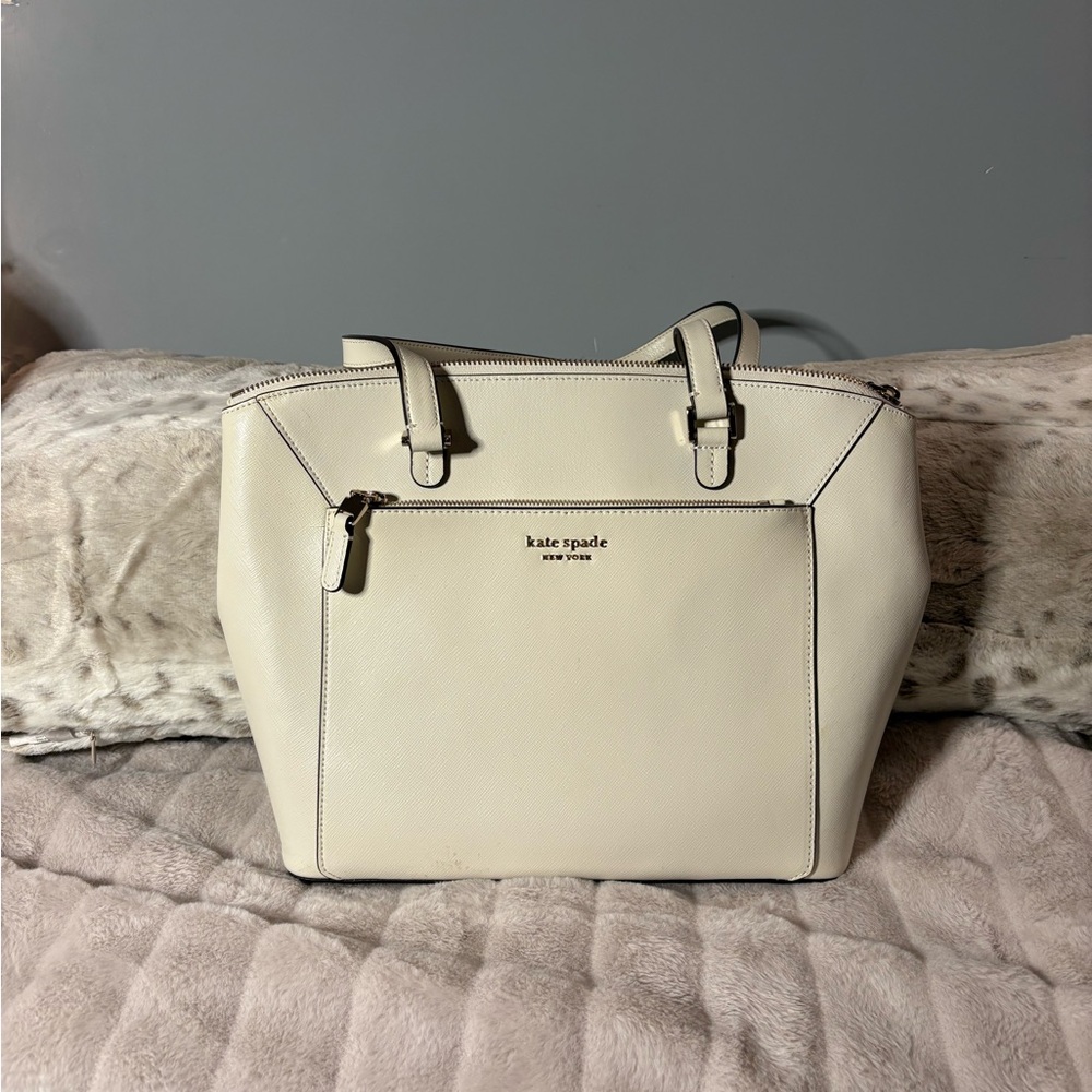 Kate Spade white shoulder bag